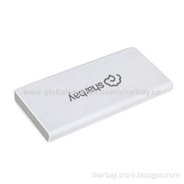 1,0000mAh power banks for tablet PC, phones, with lithium polymer battery, FCC, RoHS & CE marks